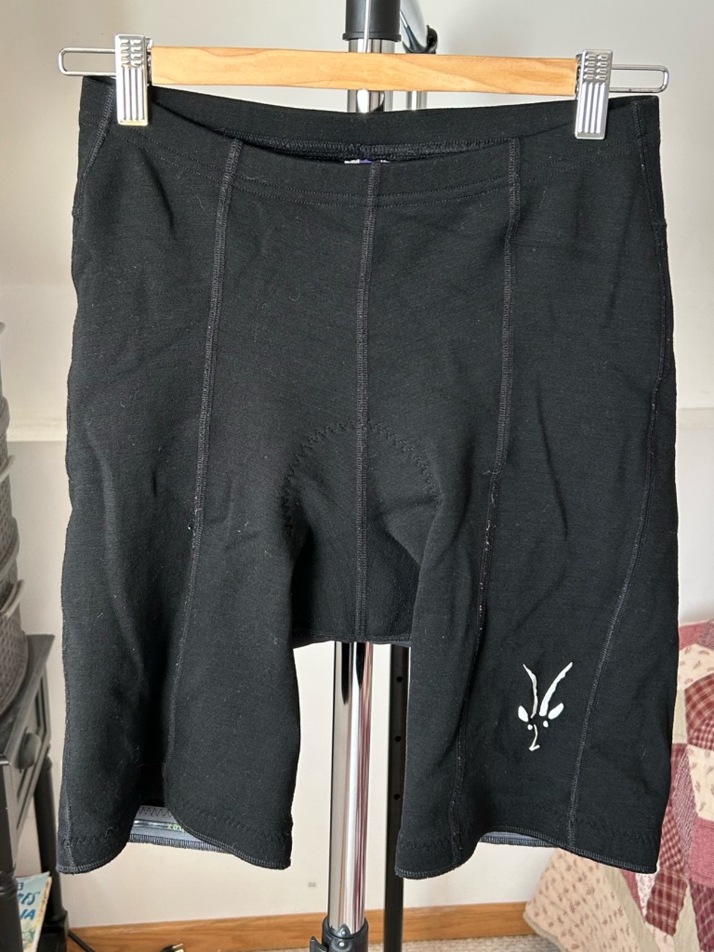 Ibex Merino Wool Black Cycling Shorts
